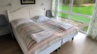 Schlafzimmer in Outrup Hyggehytte