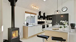Ofen in Mosestien Poolhus