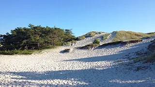 Strand in der Nähe von Snogebæk Poolhus