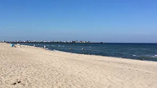 Strand in der Nähe von Port Olpenitz Aktivitätshaus