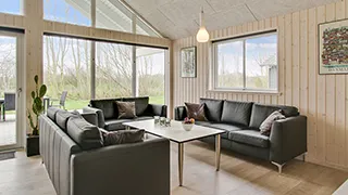 Wohnzimmer von Ostsee Poolhaus