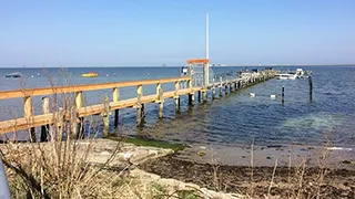 Strand in der Nähe von Ostsee Poolhaus