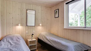 Schlafzimmer in Schwansen Poolhaus