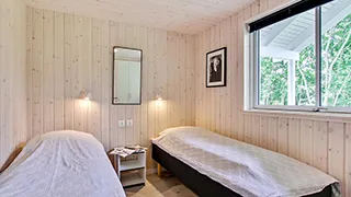 Schlafzimmer in Grimsnis Poolhaus