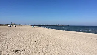 Strand in der Nähe von Pellworm Poolhaus