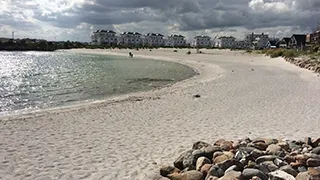 Strand in der Nähe von Pellworm Poolhaus