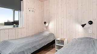 Schlafzimmer in Föhr Poolferienhaus