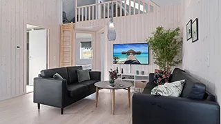 Wohnzimmer von Juist Aktivitäts-Ferienhaus