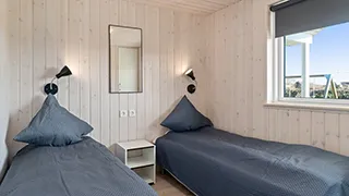 Schlafzimmer in Juist Aktivitäts-Ferienhaus