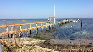 Strand in der Nähe von Neemünster Aktivitätshaus