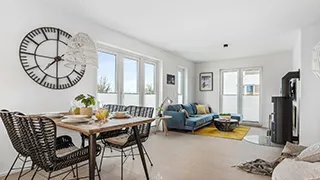 Wohnzimmer von Wohnung Bully