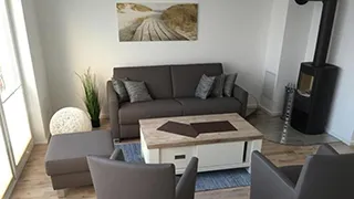 Wohnzimmer von Haus Eiderente