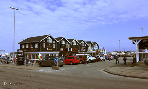 Hvide Sande Hafen Geschäfte und Restaurants