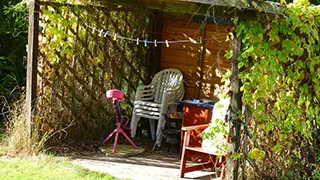 Terrasse von Sommarstuga Linda