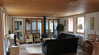 Wohnzimmer von Enemans Poolhus