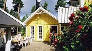 Terrasse von Öland Poolhus