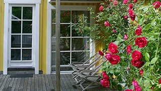 Terrasse von Öland Poolhus